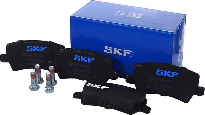 SKF VKBP 90582 - Гальмівні колодки, дискові гальма avtolavka.club