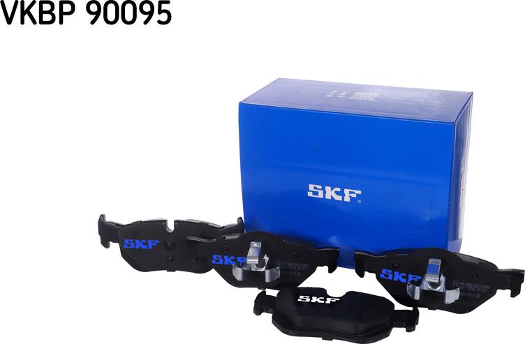 SKF VKBP 90095 - Гальмівні колодки, дискові гальма avtolavka.club