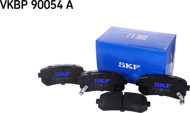 SKF VKBP 90054 A - Гальмівні колодки, дискові гальма avtolavka.club