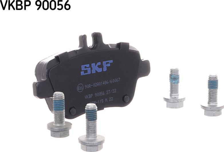 SKF VKBP 90056 - Гальмівні колодки, дискові гальма avtolavka.club