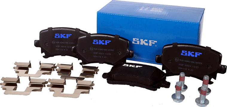 SKF VKBP 90014 - Гальмівні колодки, дискові гальма avtolavka.club