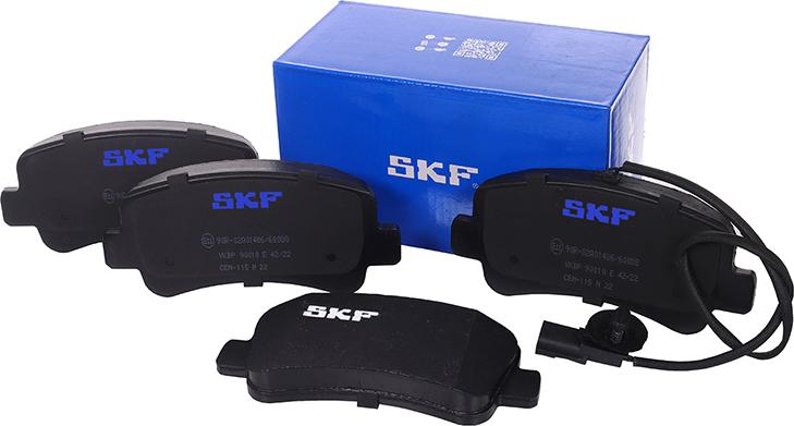 SKF VKBP 90010 E - Гальмівні колодки, дискові гальма avtolavka.club