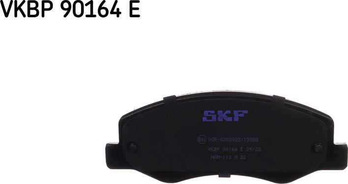 SKF VKBP 90164 E - Гальмівні колодки, дискові гальма avtolavka.club