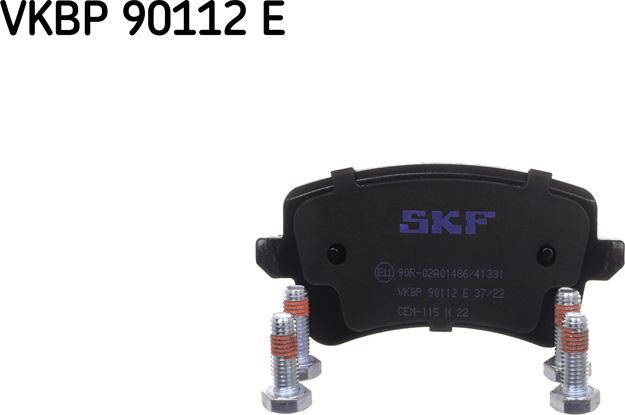 SKF VKBP 90112 E - Гальмівні колодки, дискові гальма avtolavka.club