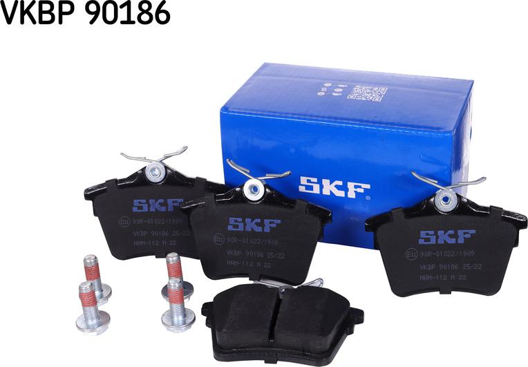 SKF VKBP 90186 - Гальмівні колодки, дискові гальма avtolavka.club