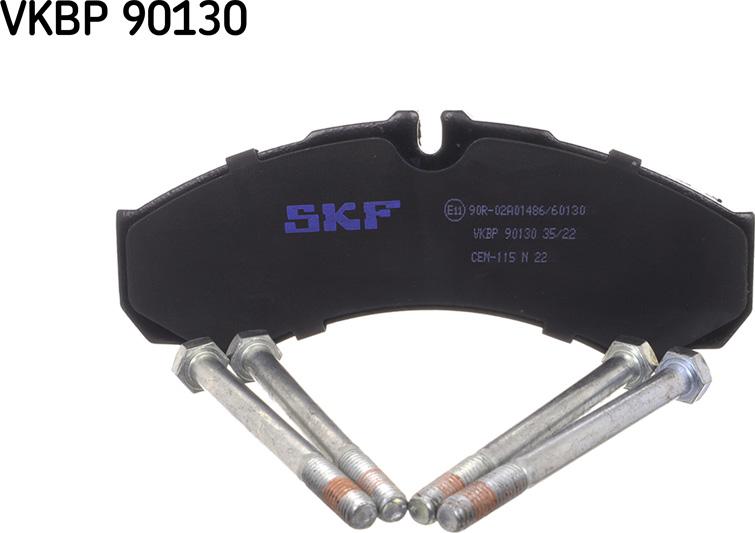 SKF VKBP 90130 - Гальмівні колодки, дискові гальма avtolavka.club