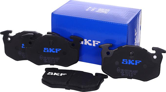 SKF VKBP 90120 - Гальмівні колодки, дискові гальма avtolavka.club