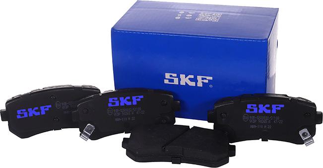 SKF VKBP 90265 A - Гальмівні колодки, дискові гальма avtolavka.club