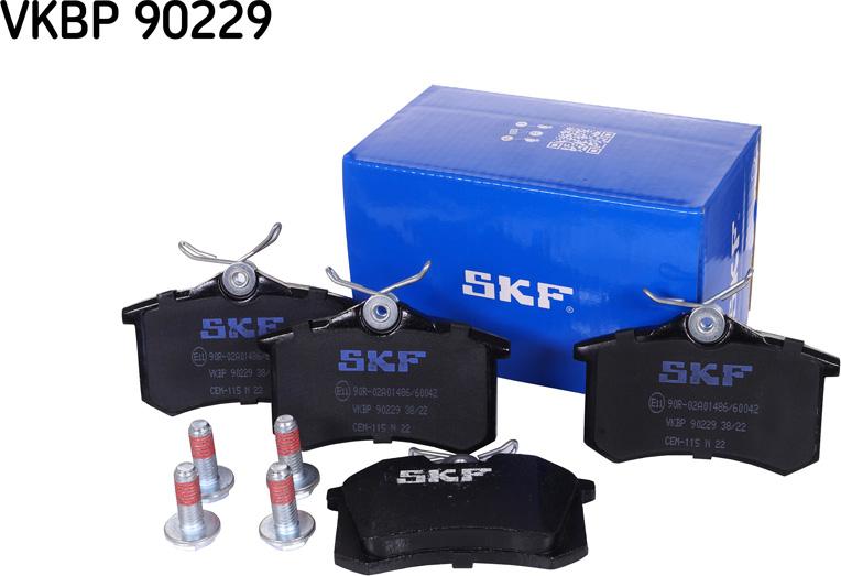 SKF VKBP 90229 - Гальмівні колодки, дискові гальма avtolavka.club