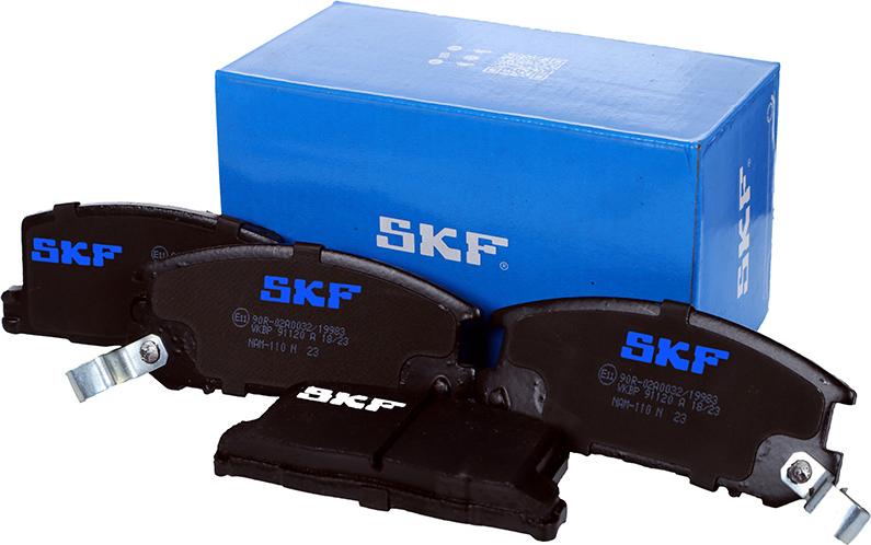 SKF VKBP 91120 A - Гальмівні колодки, дискові гальма avtolavka.club
