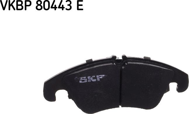 SKF VKBP 80443 E - Гальмівні колодки, дискові гальма avtolavka.club