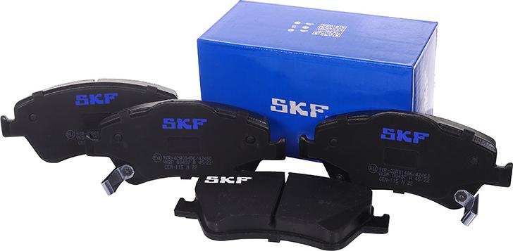 SKF VKBP 80437 A - Гальмівні колодки, дискові гальма avtolavka.club