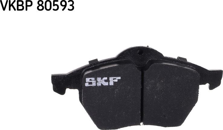 SKF VKBP 80593 - Гальмівні колодки, дискові гальма avtolavka.club