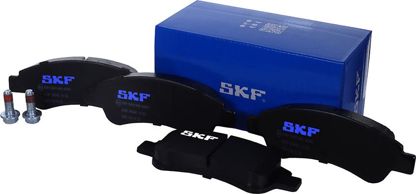 SKF VKBP 80648 - Гальмівні колодки, дискові гальма avtolavka.club