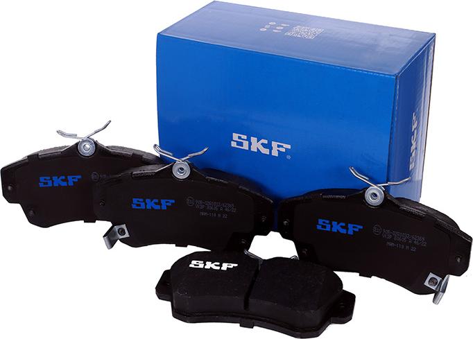 SKF VKBP 80605 A - Гальмівні колодки, дискові гальма avtolavka.club