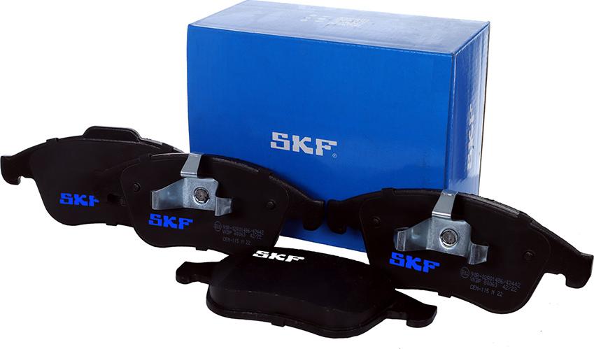 SKF VKBP 80063 - Гальмівні колодки, дискові гальма avtolavka.club