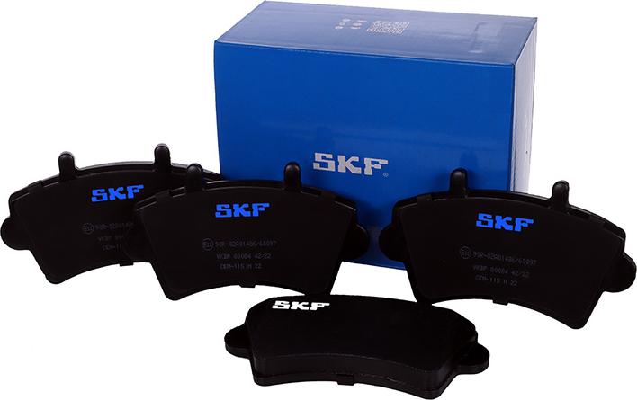 SKF VKBP 80084 - Гальмівні колодки, дискові гальма avtolavka.club