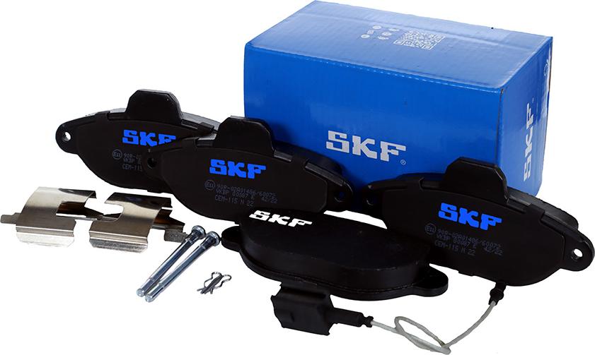 SKF VKBP 80087 E - Гальмівні колодки, дискові гальма avtolavka.club