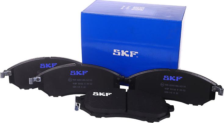 SKF VKBP 80166 A - Гальмівні колодки, дискові гальма avtolavka.club