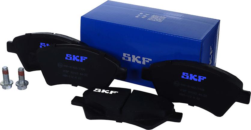 SKF VKBP 80163 - Гальмівні колодки, дискові гальма avtolavka.club