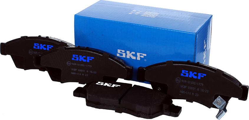 SKF VKBP 80801 A - Гальмівні колодки, дискові гальма avtolavka.club