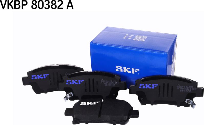 SKF VKBP 80382 A - Гальмівні колодки, дискові гальма avtolavka.club