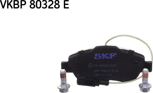 SKF VKBP 80328 E - Гальмівні колодки, дискові гальма avtolavka.club