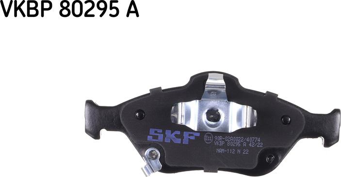 SKF VKBP 80295 A - Гальмівні колодки, дискові гальма avtolavka.club