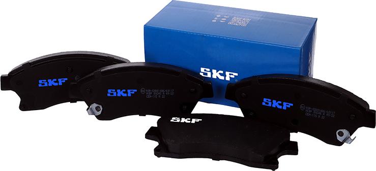 SKF VKBP 80245 A - Гальмівні колодки, дискові гальма avtolavka.club