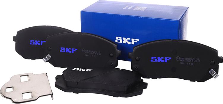 SKF VKBP 80267 A - Гальмівні колодки, дискові гальма avtolavka.club