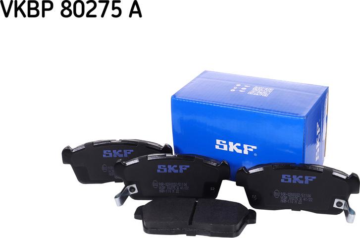 SKF VKBP 80275 A - Гальмівні колодки, дискові гальма avtolavka.club