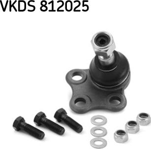 SKF VKDS 812025 - Шарова опора, несучий / направляючий шарнір avtolavka.club