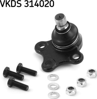 SKF VKDS 314020 - Шарова опора, несучий / направляючий шарнір avtolavka.club