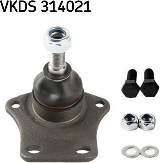 SKF VKDS 314021 - Шарова опора, несучий / направляючий шарнір avtolavka.club