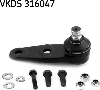 SKF VKDS 316047 - Шарова опора, несучий / направляючий шарнір avtolavka.club