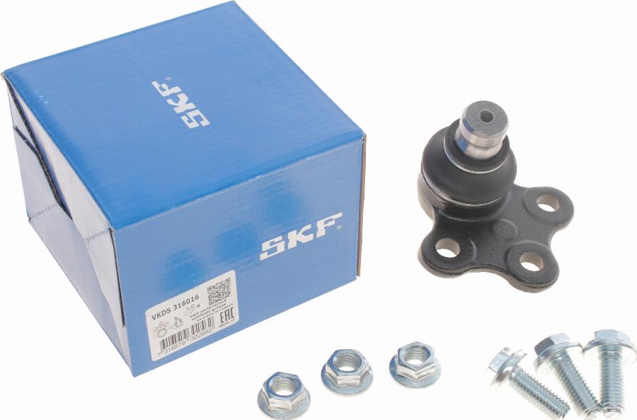 SKF VKDS 316016 - Шарова опора, несучий / направляючий шарнір avtolavka.club