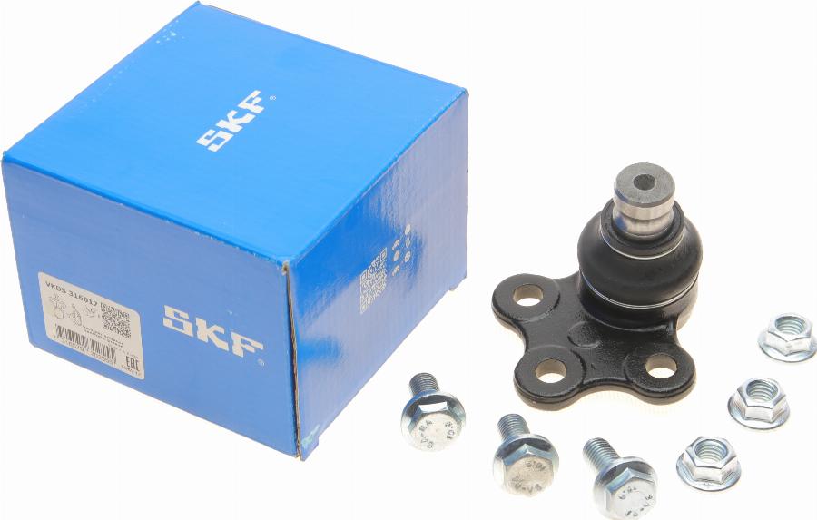 SKF VKDS 316017 - Шарова опора, несучий / направляючий шарнір avtolavka.club