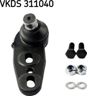 SKF VKDS 311040 - Шарова опора, несучий / направляючий шарнір avtolavka.club