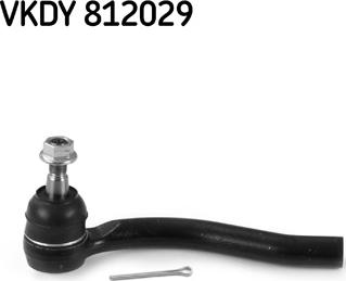 SKF VKDY 812029 - Наконечник рульової тяги, кульовий шарнір avtolavka.club