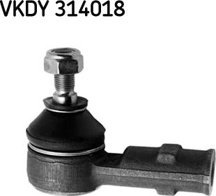 SKF VKDY 314018 - Наконечник рульової тяги, кульовий шарнір avtolavka.club