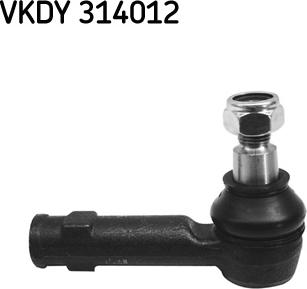 SKF VKDY 314012 - Наконечник рульової тяги, кульовий шарнір avtolavka.club