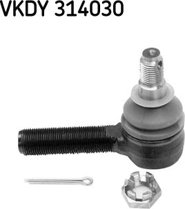 SKF VKDY 314030 - Наконечник рульової тяги, кульовий шарнір avtolavka.club