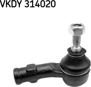 SKF VKDY 314020 - Наконечник рульової тяги, кульовий шарнір avtolavka.club