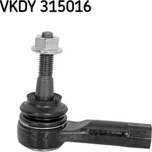 SKF VKDY 315016 - Наконечник рульової тяги, кульовий шарнір avtolavka.club