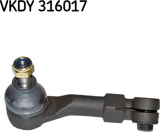 SKF VKDY 316017 - Наконечник рульової тяги, кульовий шарнір avtolavka.club