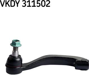 SKF VKDY 311502 - Наконечник рульової тяги, кульовий шарнір avtolavka.club