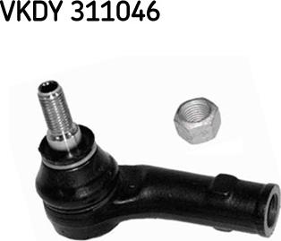 SKF VKDY 311046 - Наконечник рульової тяги, кульовий шарнір avtolavka.club