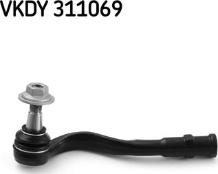 SKF VKDY 311069 - Наконечник рульової тяги, кульовий шарнір avtolavka.club