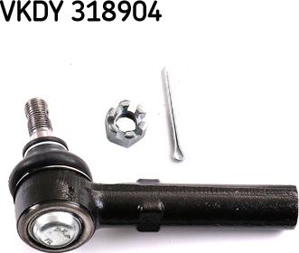 SKF VKDY 318904 - Наконечник рульової тяги, кульовий шарнір avtolavka.club