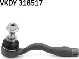 SKF VKDY 318517 - Наконечник рульової тяги, кульовий шарнір avtolavka.club